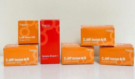 Box with Orange B Logo - Clostridioides difficile - Clinical Lab Products