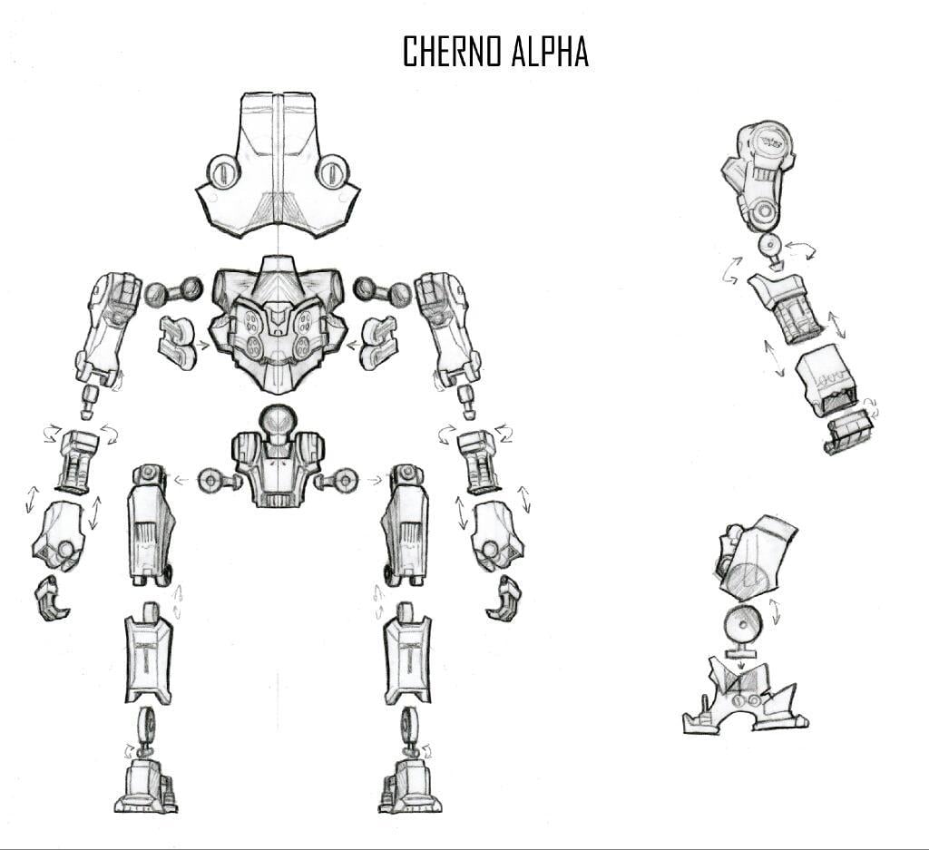 Cherno Alpha Logo - NECA posts update on Pacific Rim series three featuring Cherno Alpha