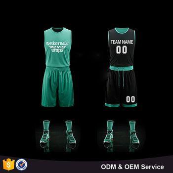 Green and Blue Basketball Logo - Plain Basketball Wear Double Side Blue Green Color Mesh Dry Fit ...