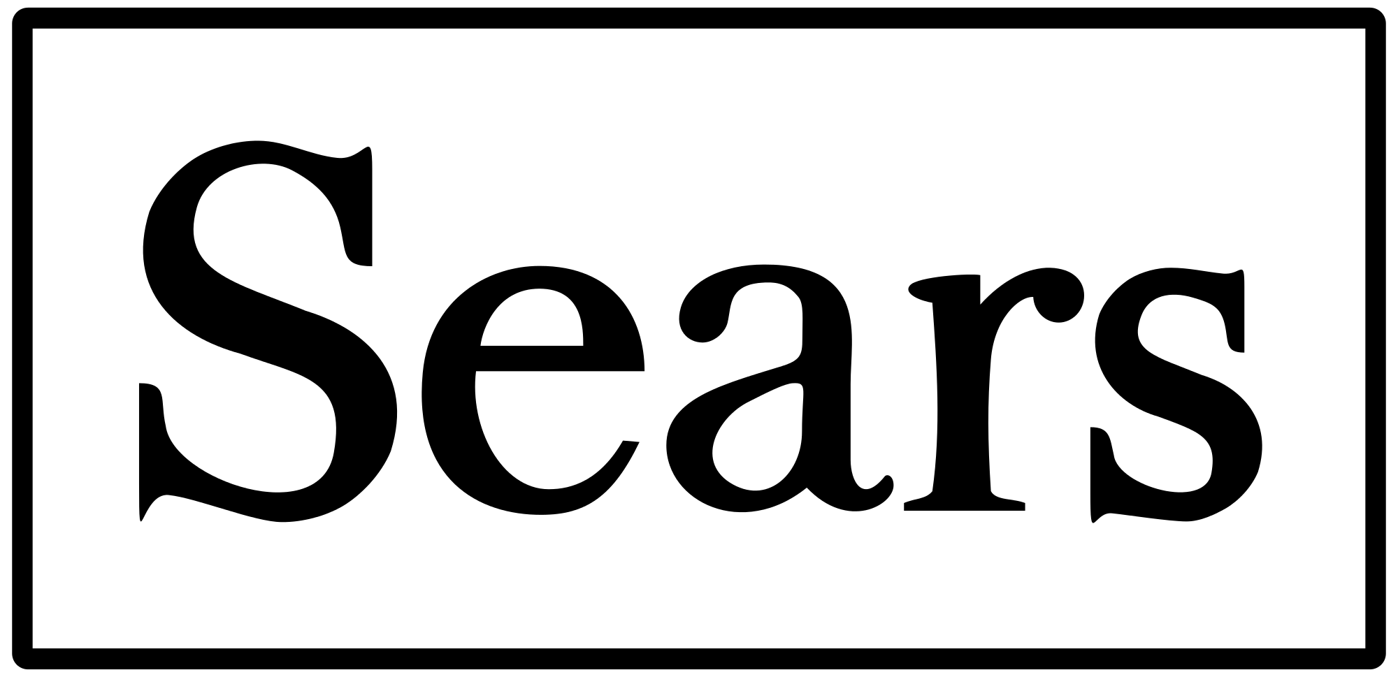 Sears Logo - File:Sears logo 1966-1984.svg - Wikimedia Commons