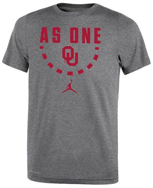 Jordan Legend Logo - Oklahoma Sooners Basketball Legend Logo T-Shirt 2018, Big Boys (8-20)
