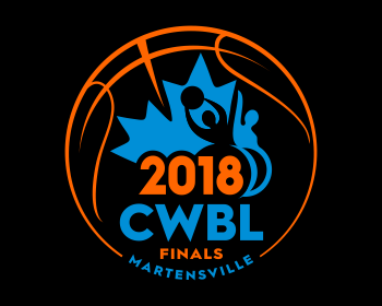 Green and Blue Basketball Logo - Canadian Wheelchair Basketball League Finals logo design