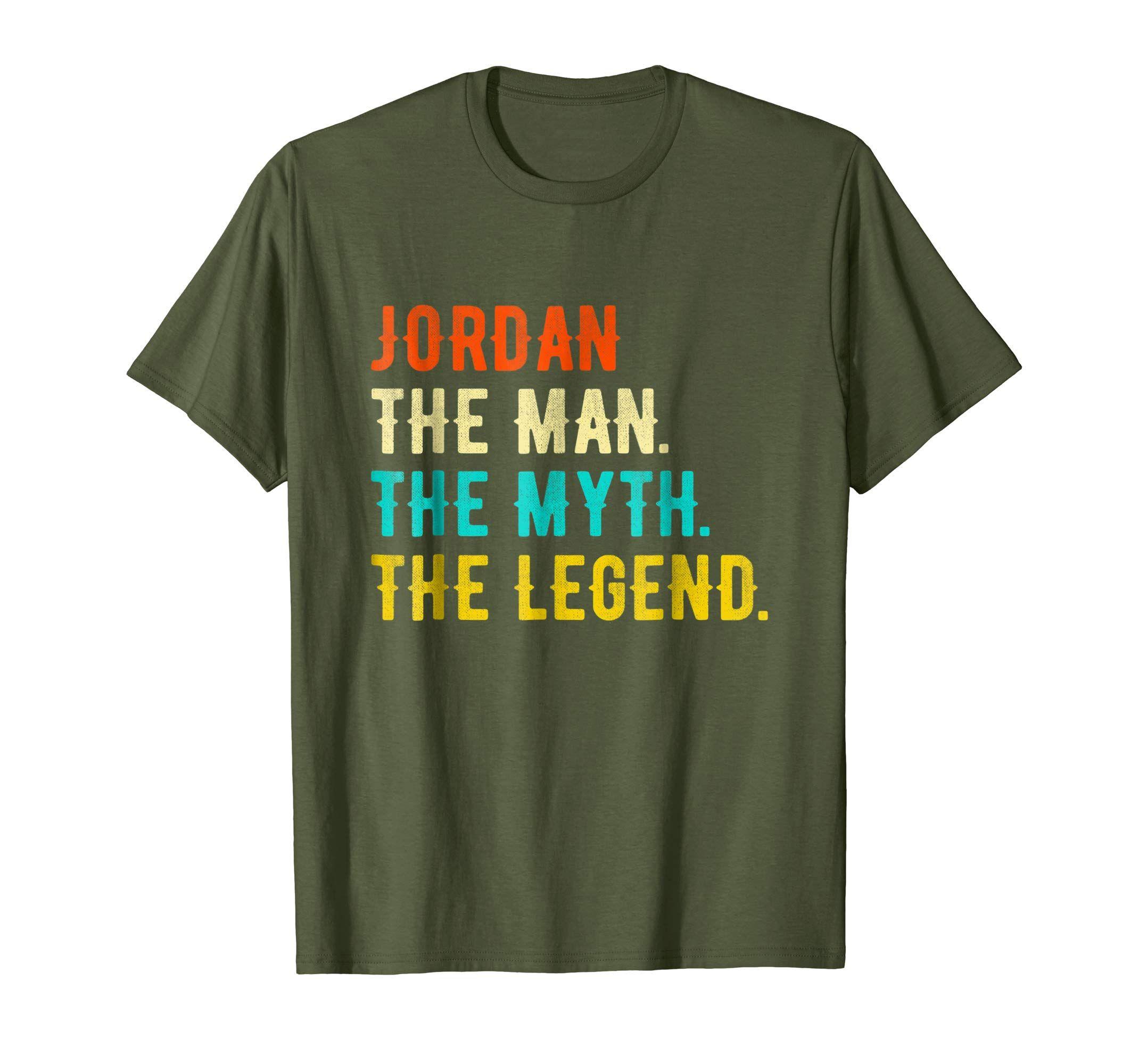 Jordan Legend Logo - Amazon.com: JORDAN The Man The Myth The Legend T-Shirt Vintage Tee ...