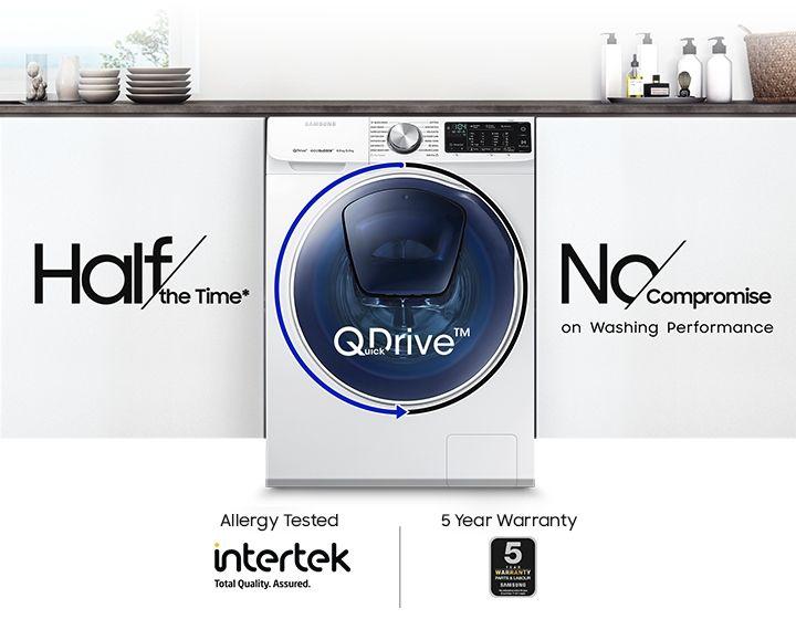 Samsung Appliance Logo - Samsung WD6800 QuickDrive™ Washer Dryer with AddWash™, 8kg