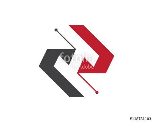 NH Logo - NH Letter, Technology Logo