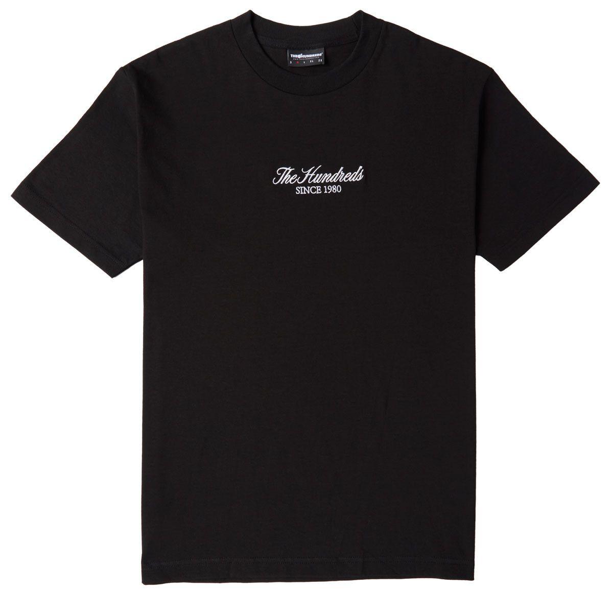 Black and White Hundreds Logo - The Hundreds Rich Logo T-Shirt - Black