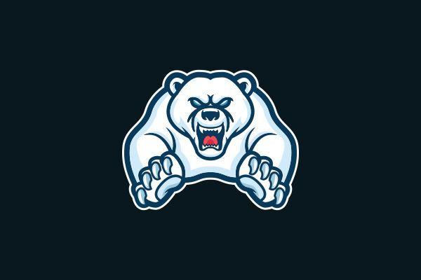 Polar Bear Logo - Exclusive Logo 17764, Polar Bear Mascot Logo | Art | Logos, Polar ...