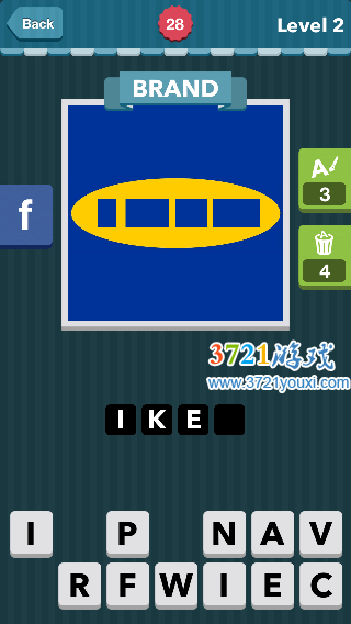 Blue with Yellow Oval Logo - Four blue squares in a yellow oval. Brand. icomania answers. icomania