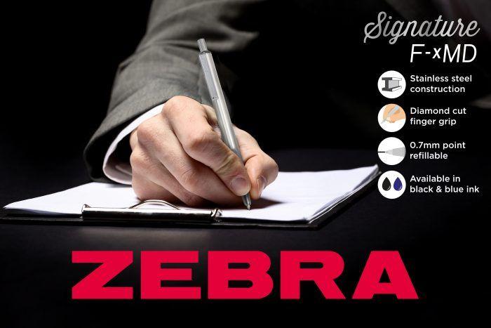 Zebra Construction Logo - Signature pens from ZEBRA for that extra special occasion