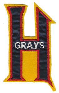 Grays Team Logo - HOMESTEAD GRAYS NEGRO LEAGUE BASEBALL 4.75