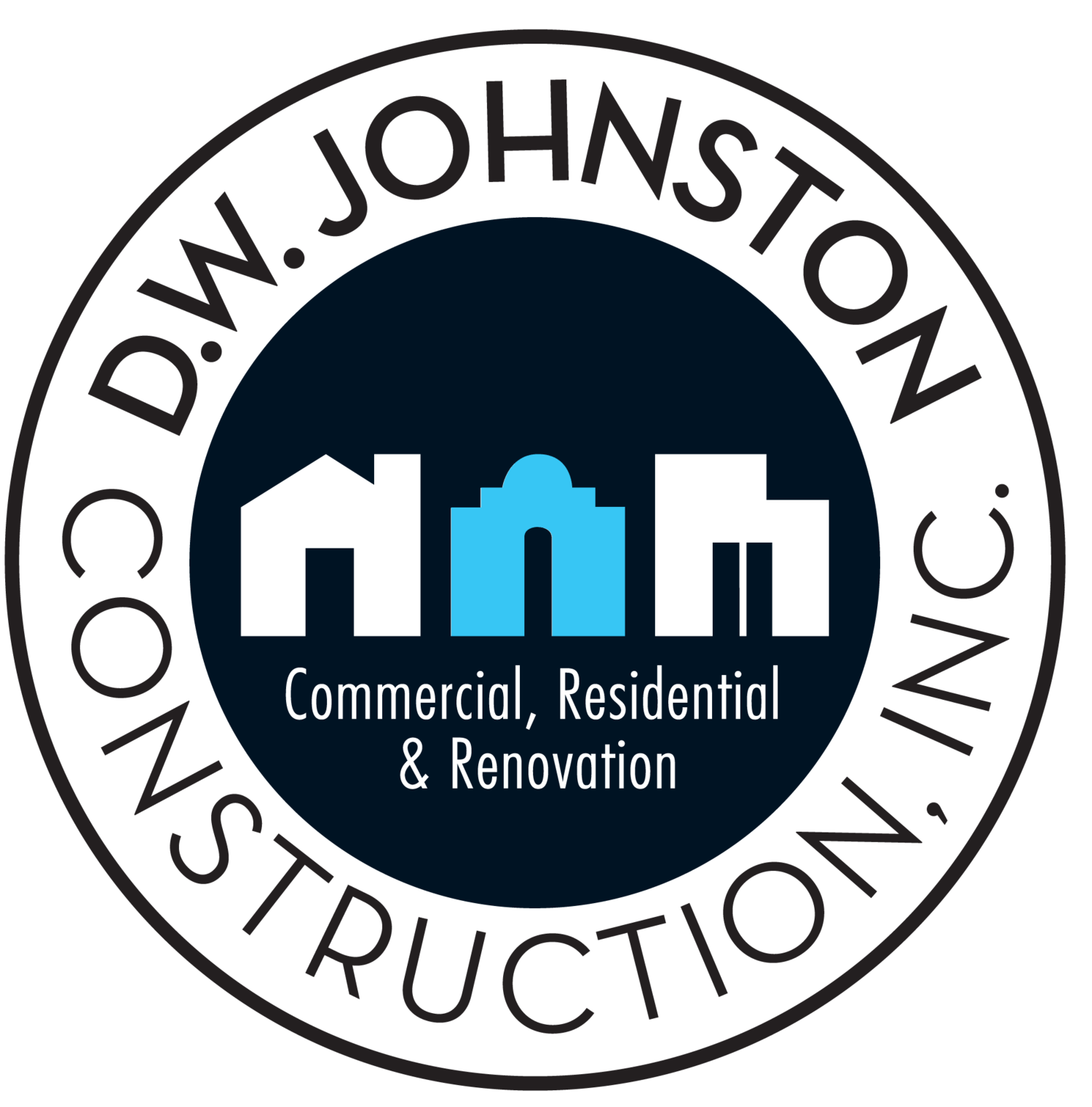 Zebra Construction Logo - D.W. JOHNSTON CONSTRUCTION, Inc.