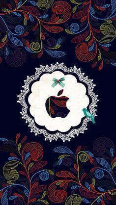 Apple Flower Logo - 102 Best Apple Bloom! images | Apple iphone, Apples, Background images