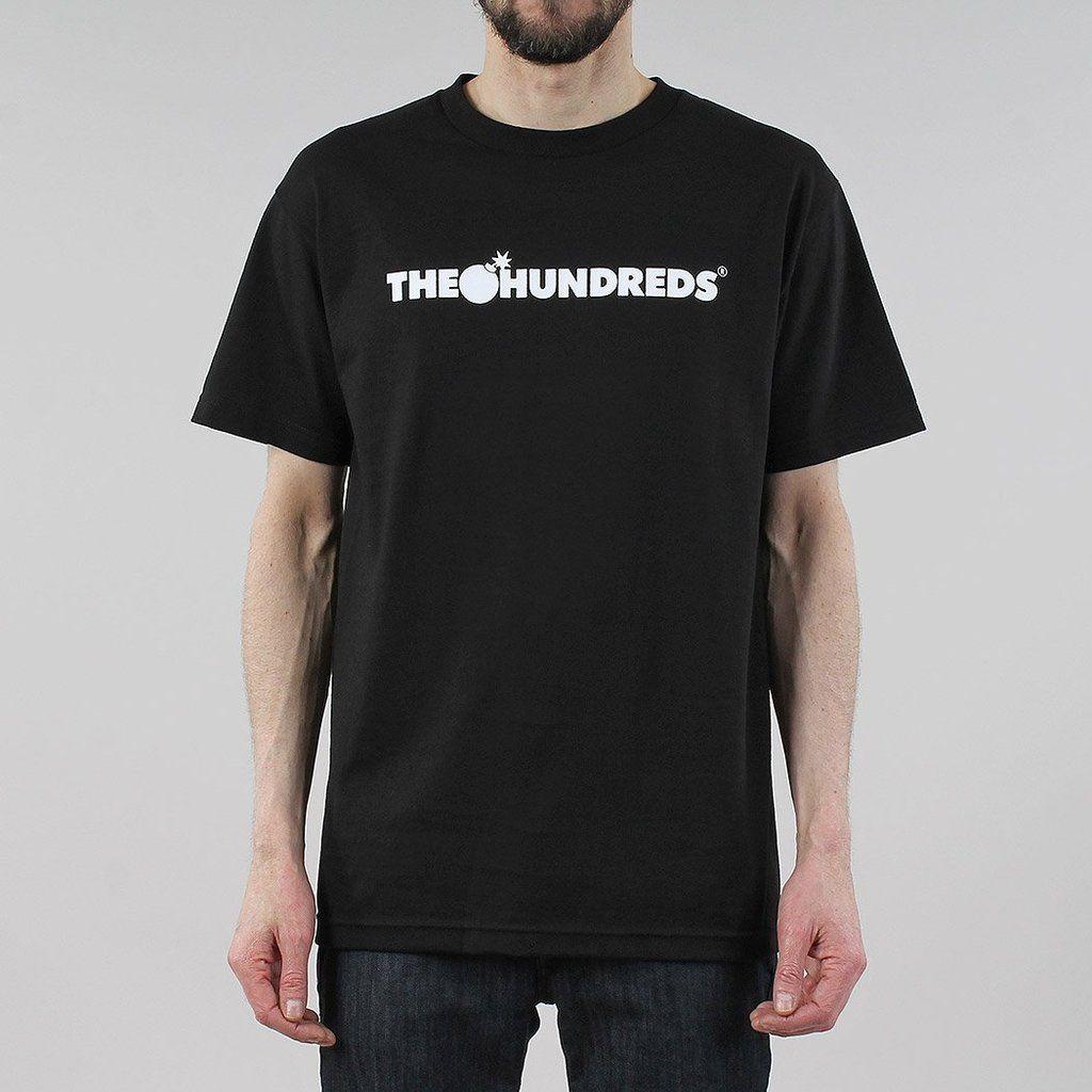 Black and White Hundreds Logo - The Hundreds Forever Bar Logo T-shirt - Black Discount Authentic ...
