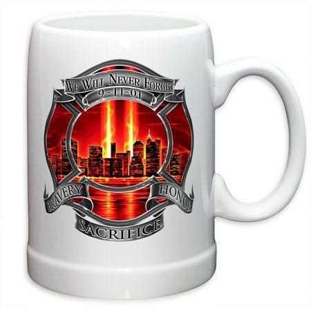 Beer Honor Logo - German Beer Stein – Firefighter Gifts for Men or Women – Red Tribute ...