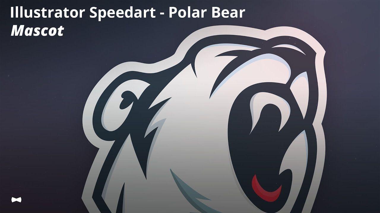 Bear Mascot Logo - Illustrator Speedart - Polar Bear Mascot - YouTube