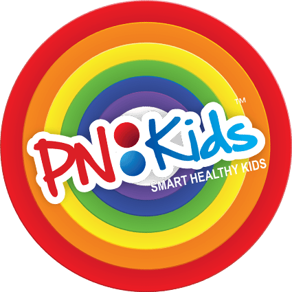 Vitamins Circle Rainbow Logo - PNKids