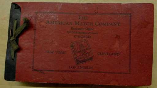 American Match Company Logo - American Match Company Salesman Sample Book