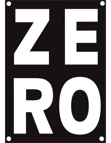 Zero Skateboard Logo - Zero Numero Banner Black Banners