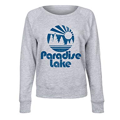 Paradise Lake Logo - Amazon.com: Paradise Lake-Ladies French Terry Lightweight: Clothing