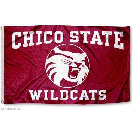 Chico State University Logo - California State University Chico Wildcats Flag