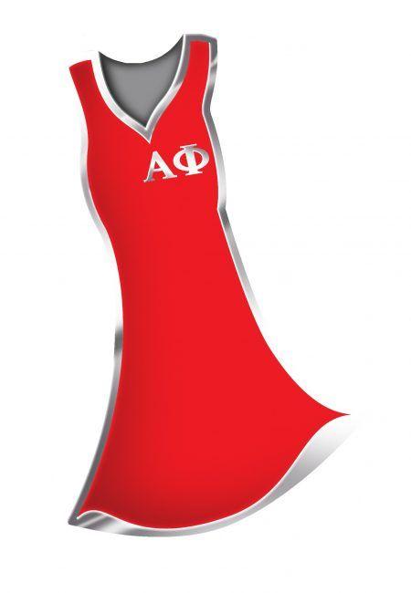 Red Dress Logo - Red Dress Pins - Alpha Phi Foundation