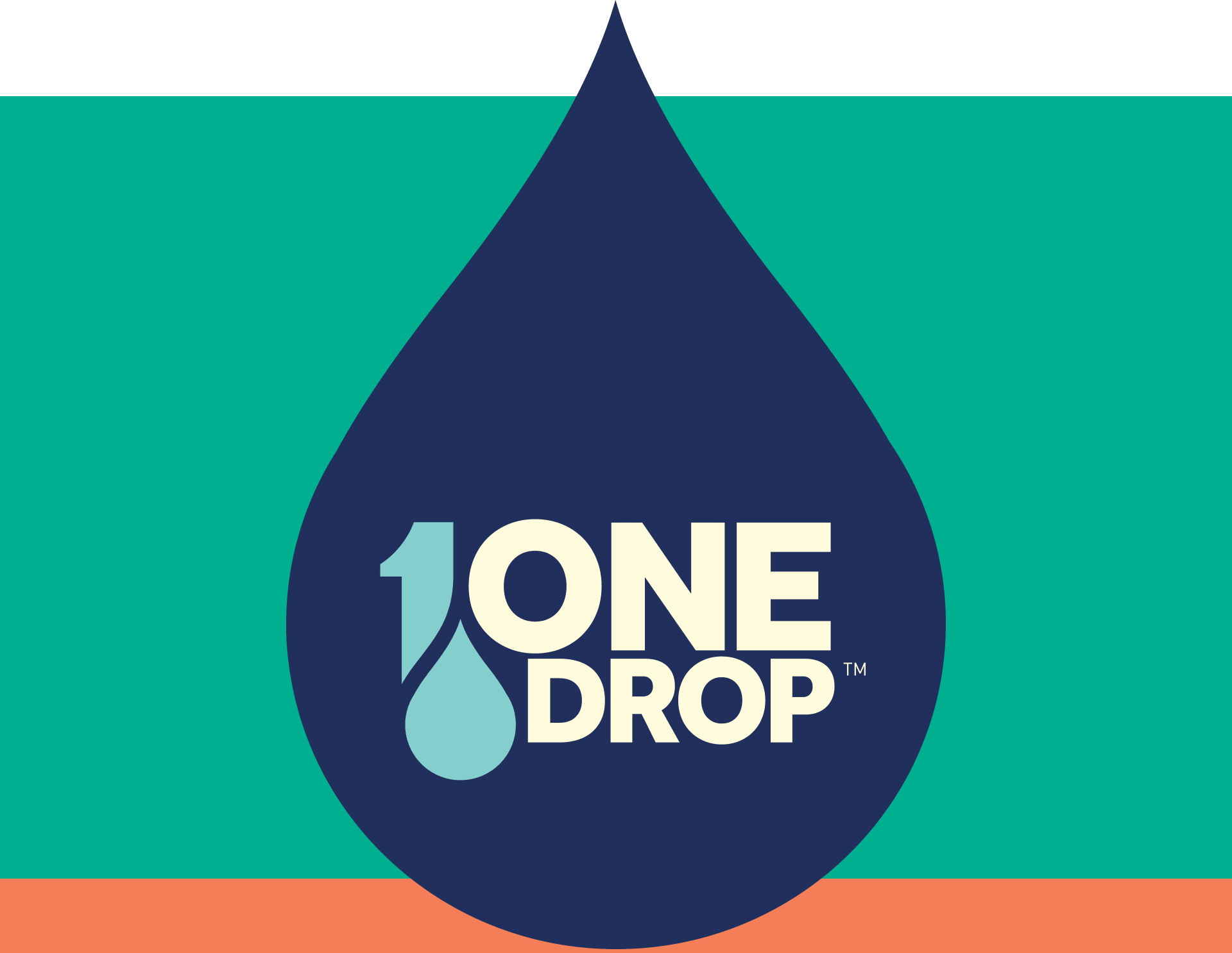 One Drop Logo - Deux Huit Huit. Web and design agency