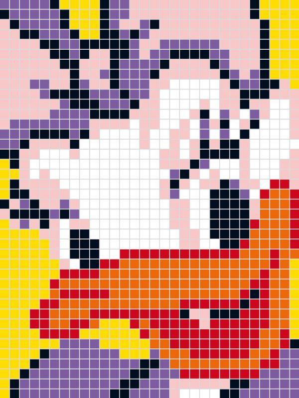 Pixel Daisy Logo - Pixel Disney | Quercetti