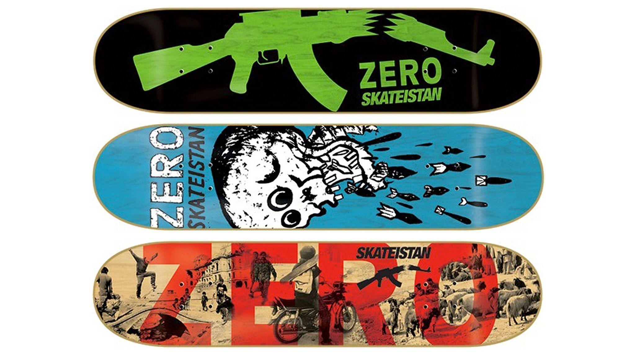 Zero Skate Logo - Zero Skateboards collaborates with Afghan NGO on deck series