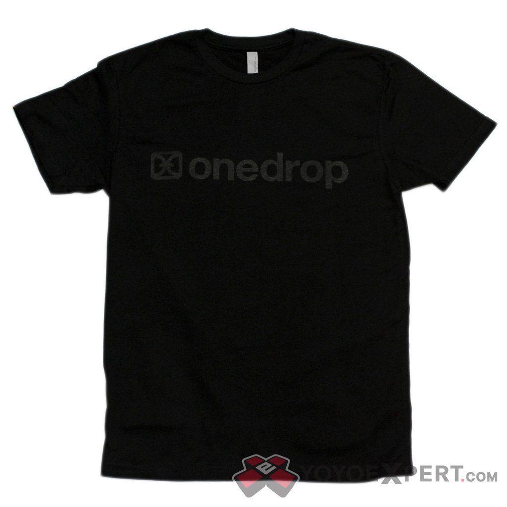 One Drop Logo - One Drop Blackout Logo T Shirt