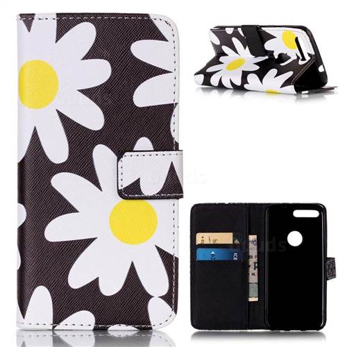 Pixel Daisy Logo - Daisy Leather Wallet Case for Google Pixel - Leather Case - Guuds