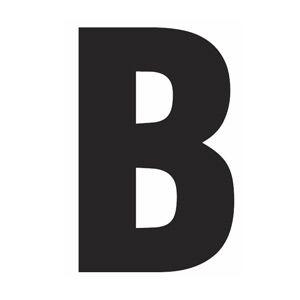 Capital B Logo - Big B. Print big letters