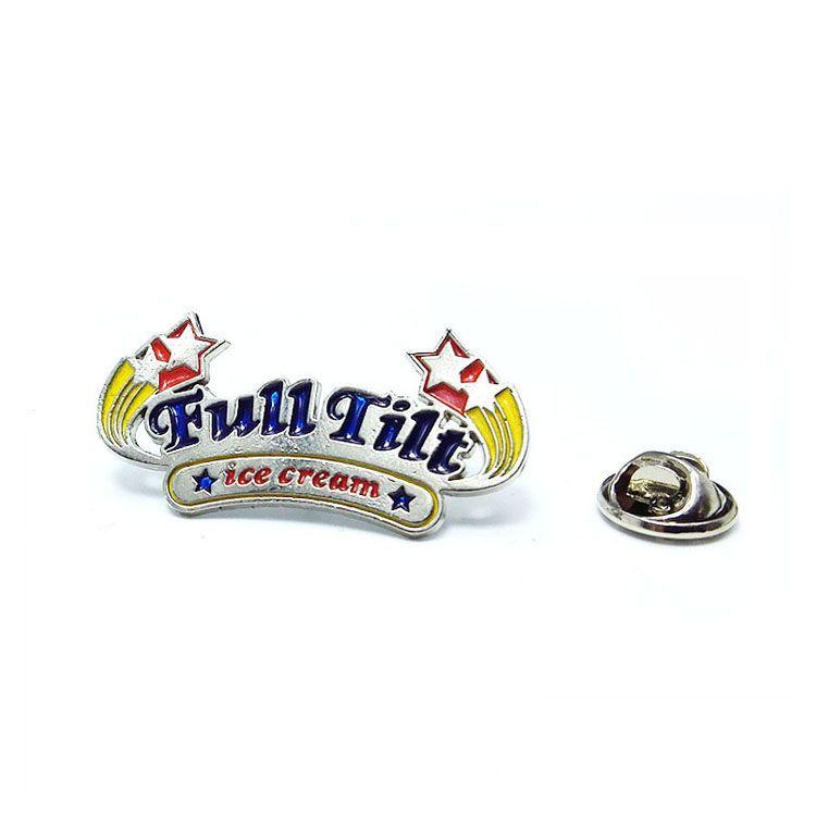 Custom Letter Logo - Promotion Custom Letter Logo Enamel Metal Pin Badges For Clothing ...