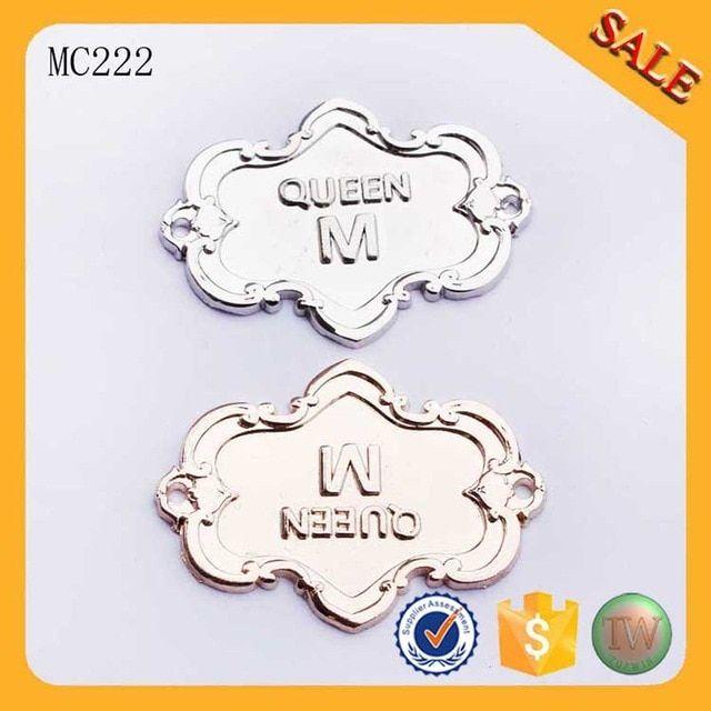Custom Letter Logo - MC222 Custom metal logo plate, metal letter logo, metal labels and ...