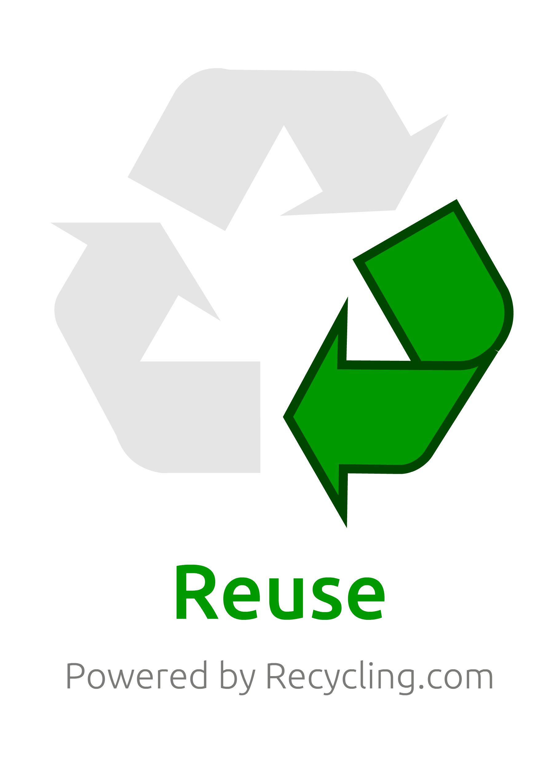 Reuse Logo - The Recycling Trilogy, Reuse, Recycle