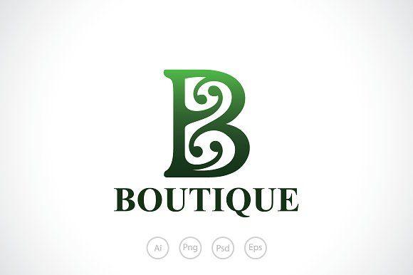 Capital B Logo - Boutique B Alphabet Logo Template