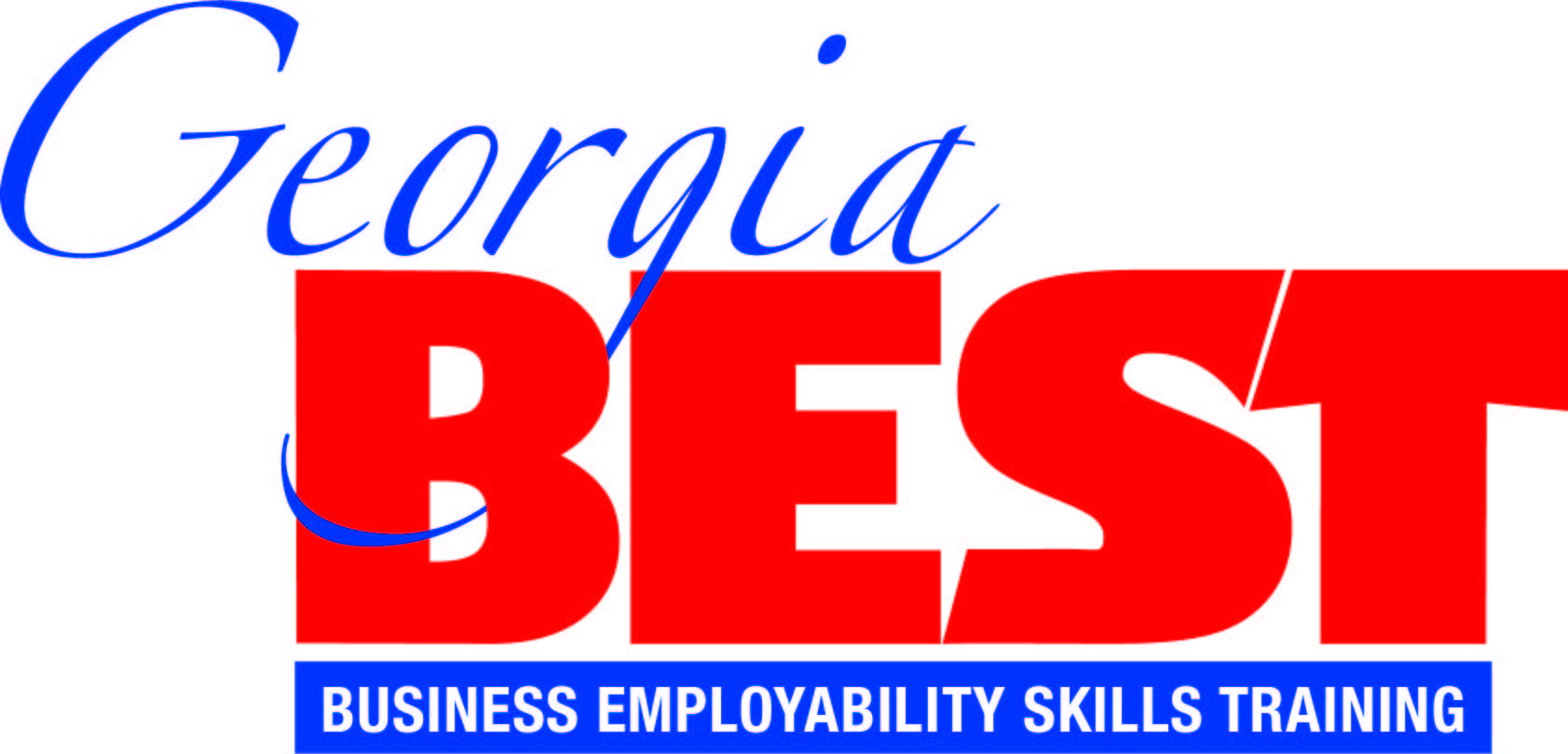 Georgia Red and Blue Business Logo - GeorgiaBEST