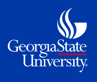 Georgia Red and Blue Business Logo - Georgia State University