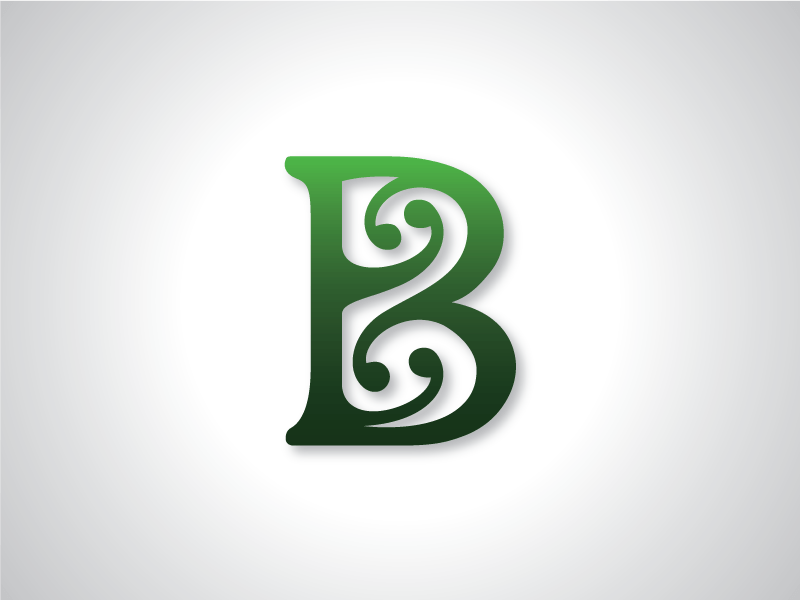 Capital B Logo - Boutique Alphabet B Logo Template