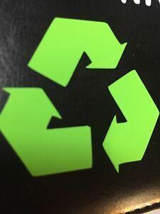 Reuse Logo - Recycle Logo Vinyl Decal Sticker Renew and Reuse