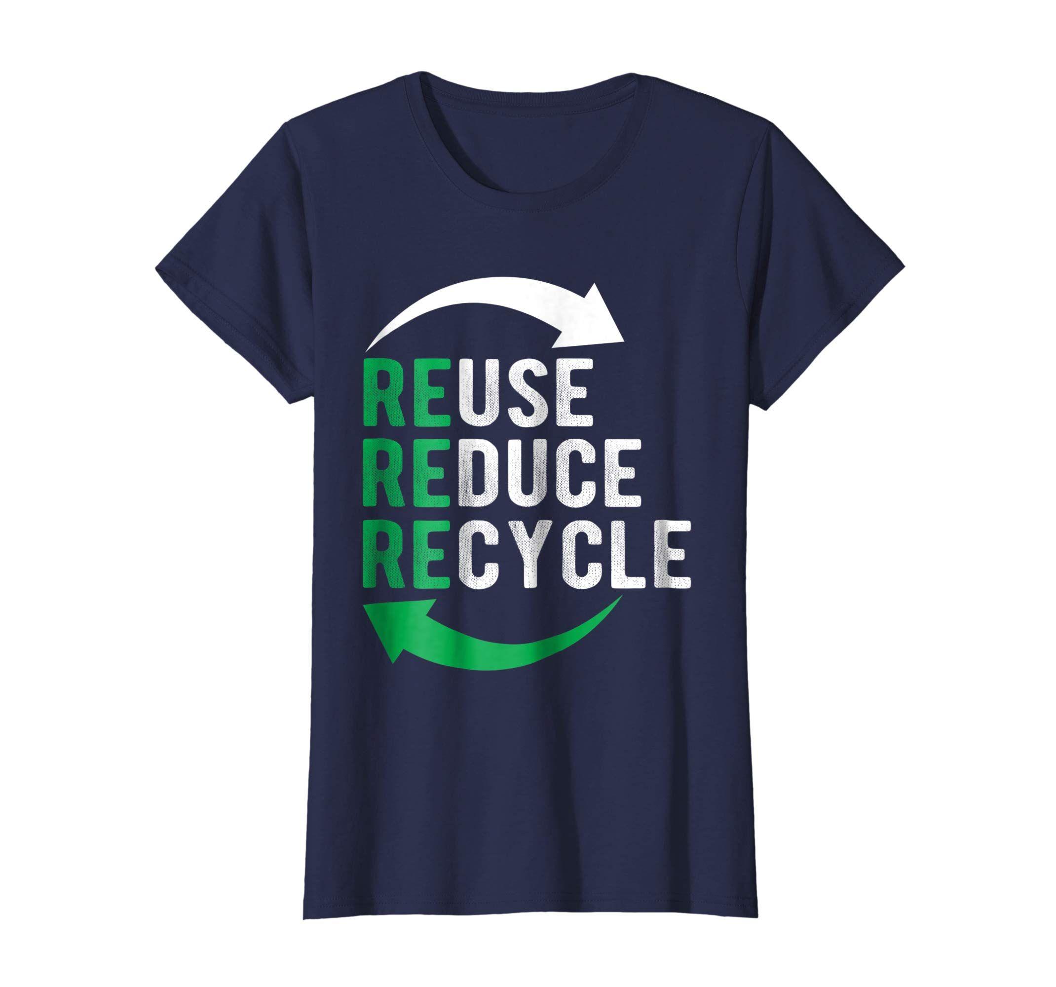 Reuse Logo - Amazon.com: I Recycle T-shirt Reuse Green Logo Sign Recycling T ...