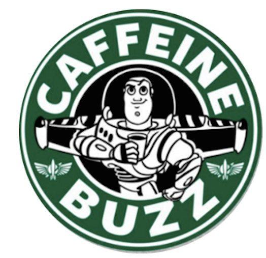 Funny Starbucks Logo - SVG, disney, caffeine buzz, starbucks logo, toy story starbucks logo