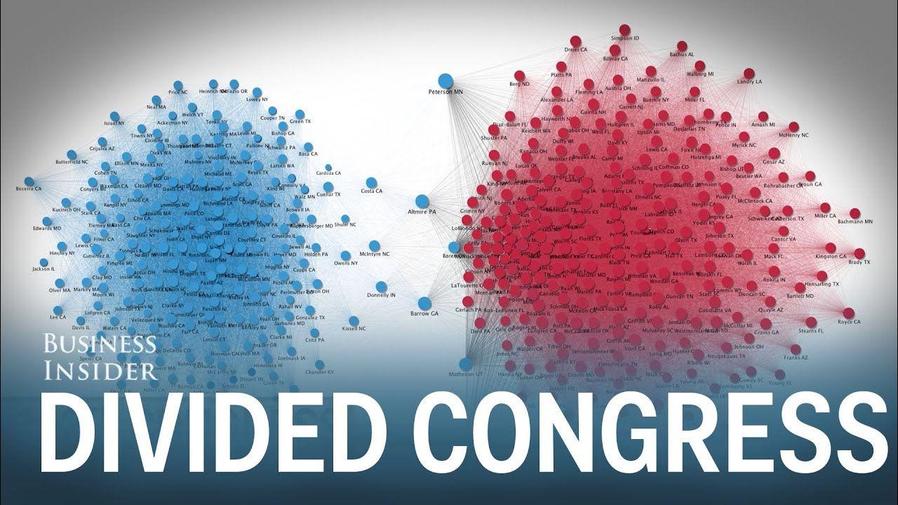Georgia Red and Blue Business Logo - This 60-second animation shows how divided Congress has become over ...