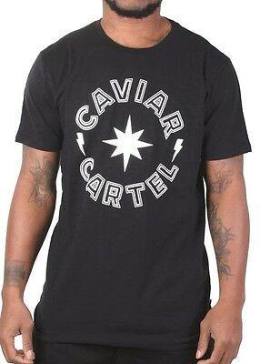 Spade with White Star Logo - CAVIAR CARTEL SSUR Men's Black White Spade & Skulls T-Shirt ...