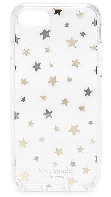 Spade with White Star Logo - Kate Spade New York Scattered Stars iPhone 7 Case | SHOPBOP