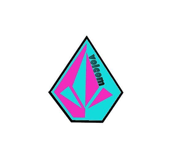 Volcom Logo - Volcom LOGO pink/teal
