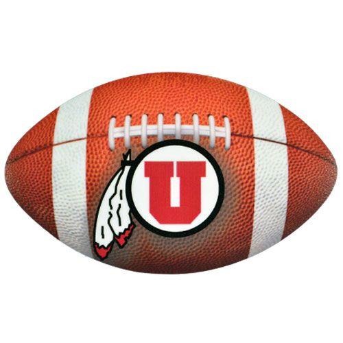 U of U Football Logo - Univeristy of Utah Athletic Logo Football Decal | Utah Red Zone