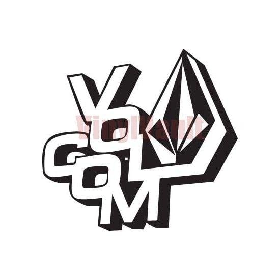Volom Logo - volcom Logo Vinyl Car Decal - Vinyl Vault