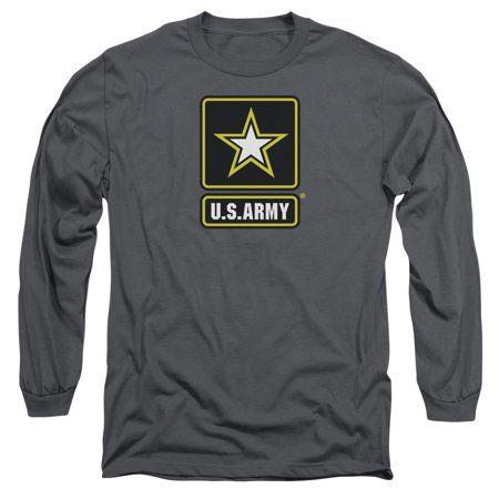 Wallmart Pictures of S Logo - DVRunlimited Inc. - ARMY/LOGO - L/S ADULT 18/1 - CHARCOAL - MD ...