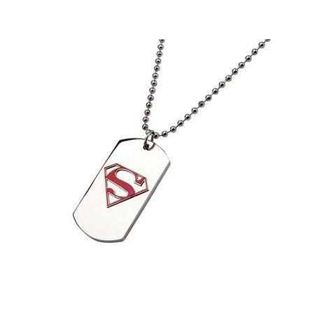 Wallmart Pictures of S Logo - Superman Comics Superman Red S Logo Stainless Steel 24 Chain