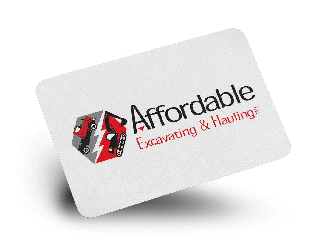 Hauling Logo - Affordable Excavating & Hauling Logo | Why Not Advertising, LLC